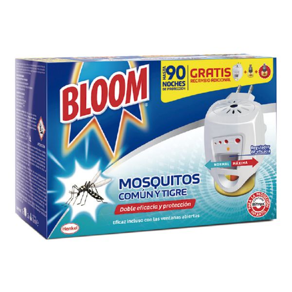 BLOOM MOSQUITOS ELECTRICO LIQ.1AP+2 REC.