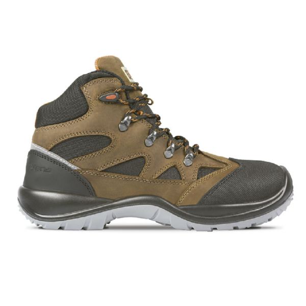 BOTA TIPO TREKKING ADVANCED . PIEL FLOR IMPERM. / NYLON S3 SRC. METAL FREE T-41