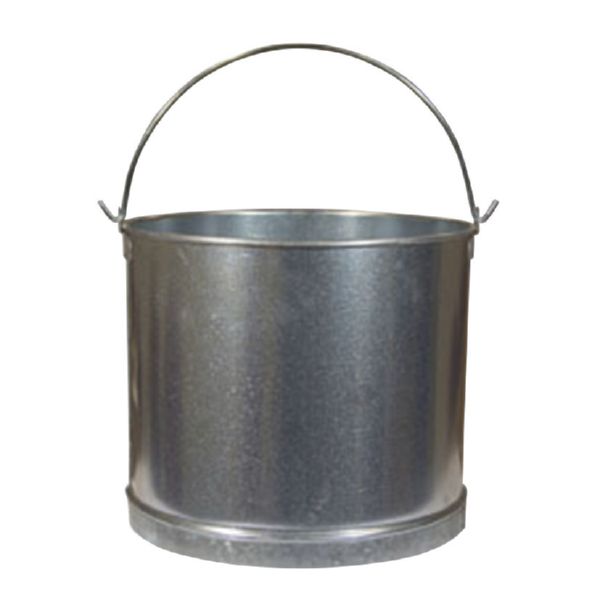 CUBO RECTO HIERRO GALVANIZADO 10"