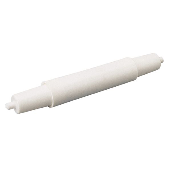 EJE PORTARROLLOS WC,PLASTICO BLANCO