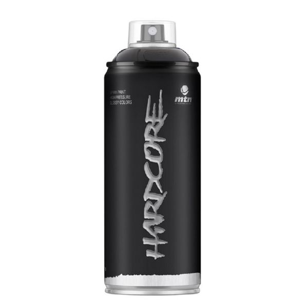 PINTURA SPRAY HARDCORE2 NEGRO SATINADO