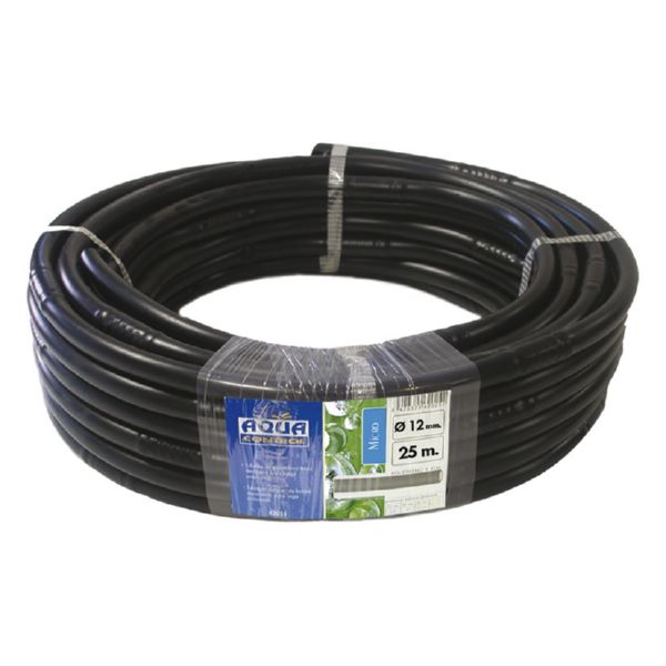 Riego goteo. Tubo c/goteros 16 mm x 25 m (cada 35 cm)