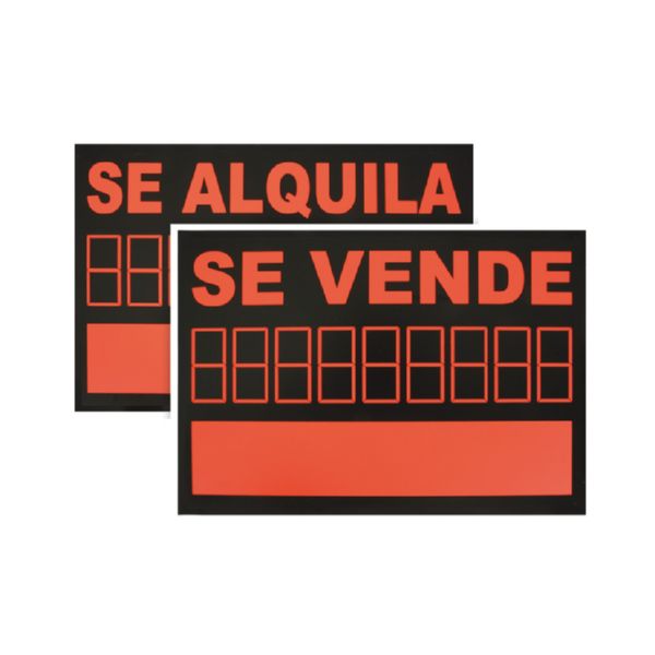 SEÑAL PVC SE VENDE/SE ALQUILA 350X5