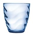 Vaso vidrio Puzzle azul. 28 cl. Pack 6 unidades (Min. 4 packs)